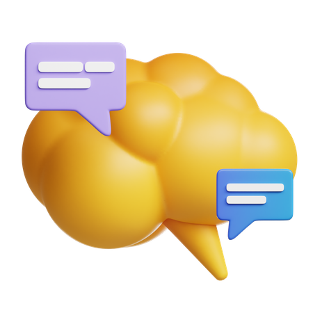 Creative Comments 3D Icon