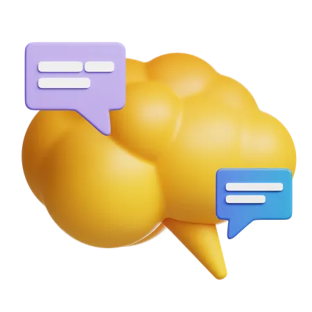 Creative Comments 3D Icon