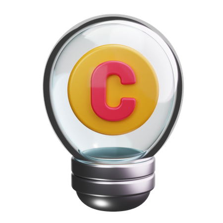 Creative Commons  3D Icon