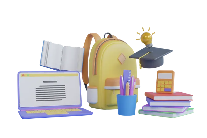 Creative Education  3D Illustration