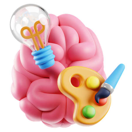 Creative Flow  3D Icon