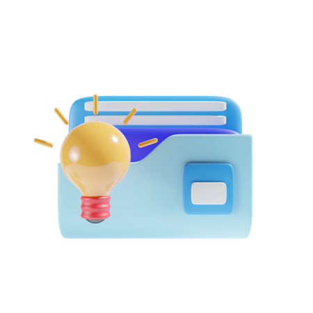 Creative Folder  3D Icon