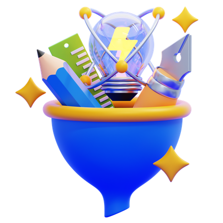 Creative Funnel  3D Icon