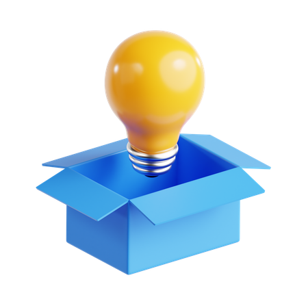 Creative Idea  3D Icon