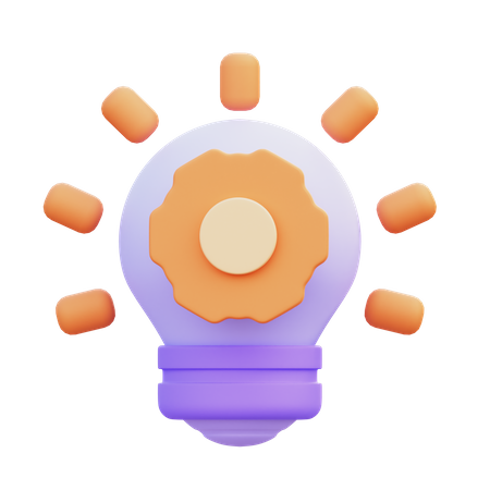 Creative Idea  3D Icon