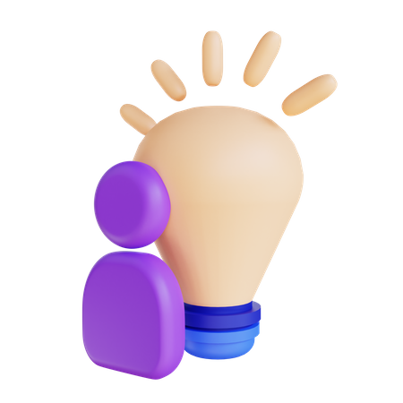 Creative idea  3D Icon