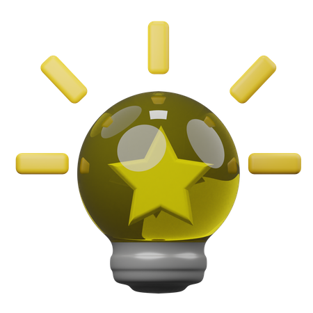 Creative Idea  3D Icon