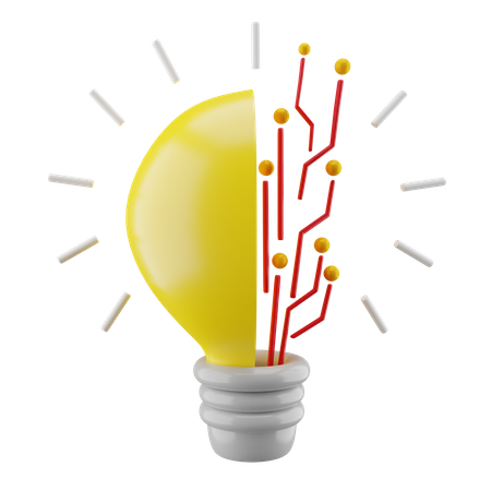 Creative Idea  3D Icon