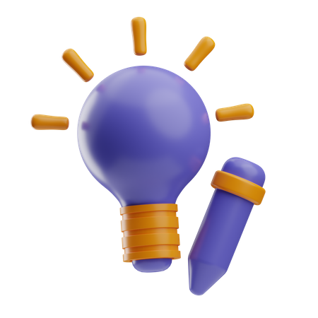 Creative Idea  3D Icon