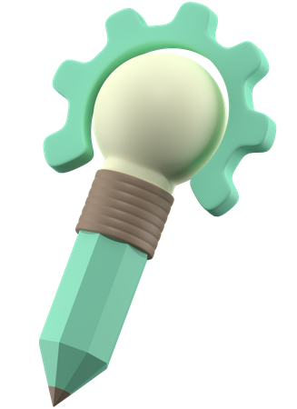 Creative Idea  3D Icon