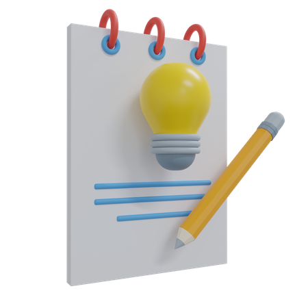 Creative Idea  3D Icon