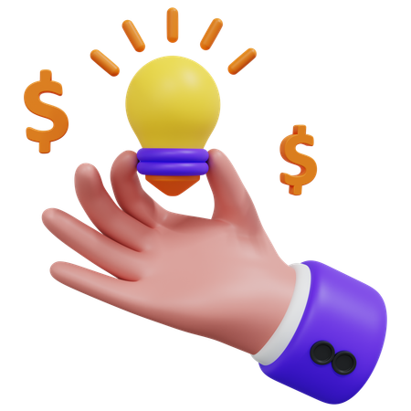 Creative Idea  3D Icon