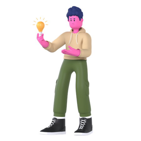 Creative Idea  3D Icon