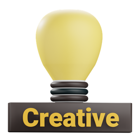 Creative Idea  3D Icon