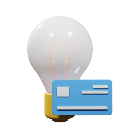 Creative Ideas Payment  3D Icon