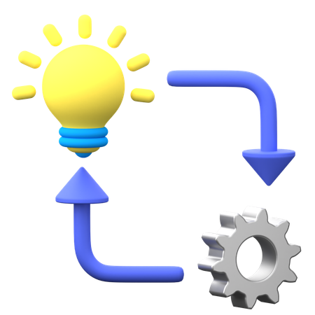 Creative Implementation  3D Icon