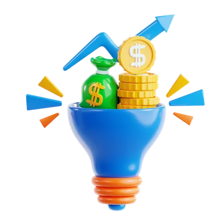 Creative Investment Ideas for Financial Growth and Success  3D Icon