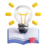 3d creative knowledge logo
