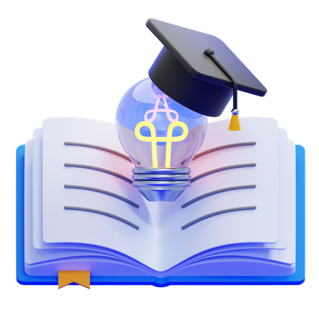 창의적 학습  3D Icon
