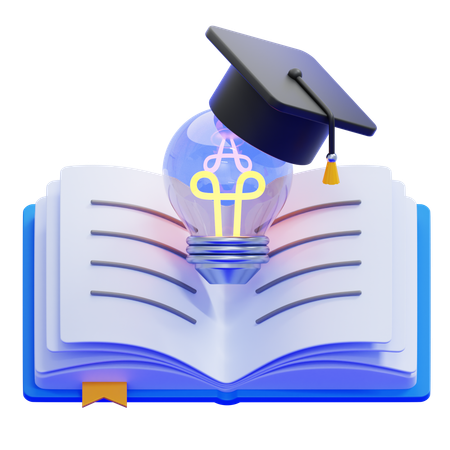 Creative learning  3D Icon