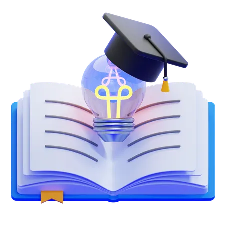 Creative learning  3D Icon