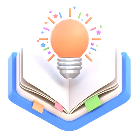 Creative Learning  3D Icon