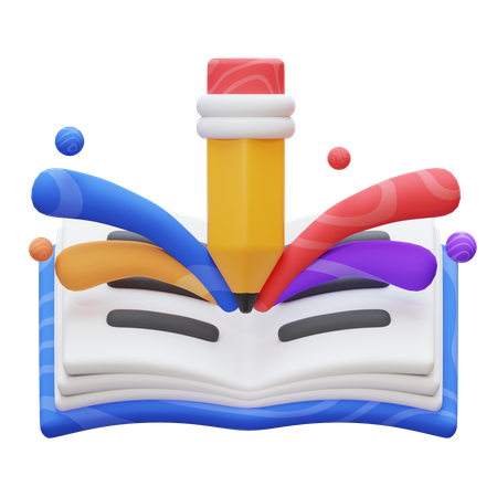 Creative Learning  3D Icon
