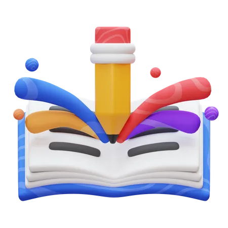 Creative Learning  3D Icon