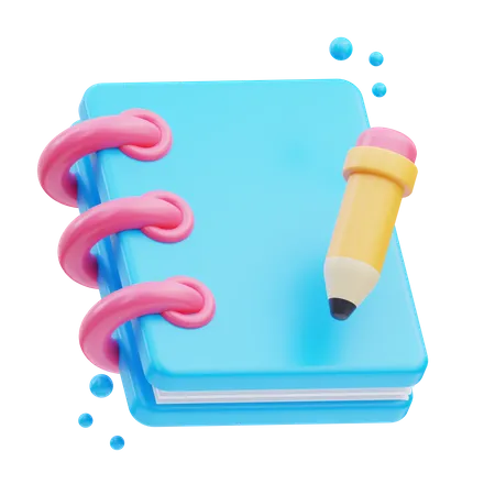 Creative Notebook  3D Icon