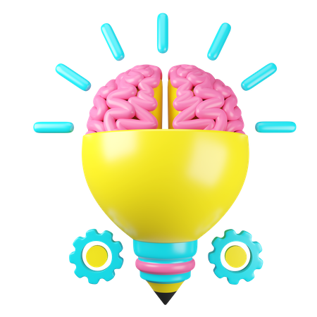 Creative Process  3D Icon