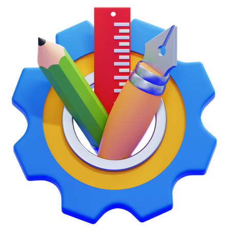 Creative Setting  3D Icon