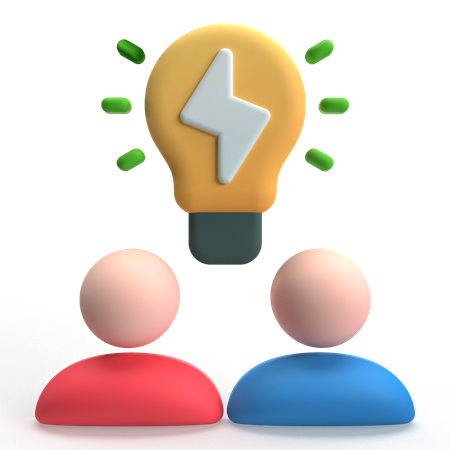 Creative Team  3D Icon