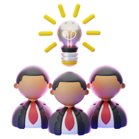 CREATIVE TEAM  3D Icon