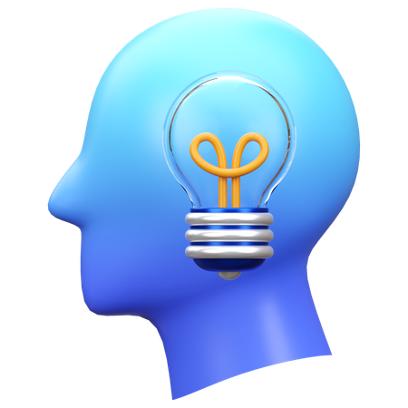 創造的思考  3D Icon