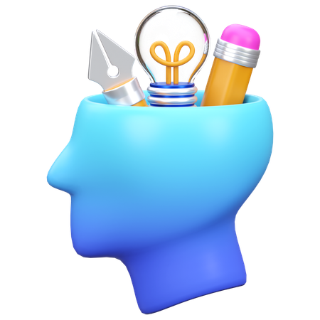 創造的思考2  3D Icon