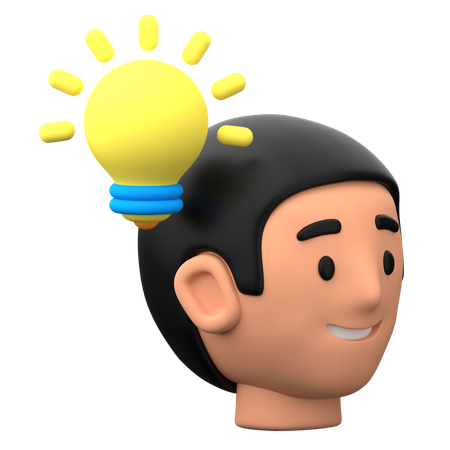 Creative Thinking  3D Icon