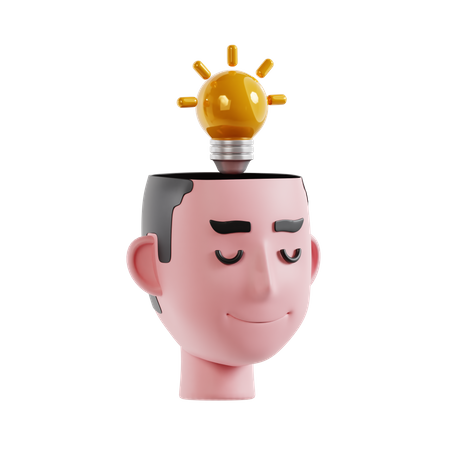 Creative Thinking 3D Icon