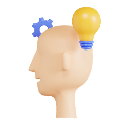 Creative Thinking  3D Icon