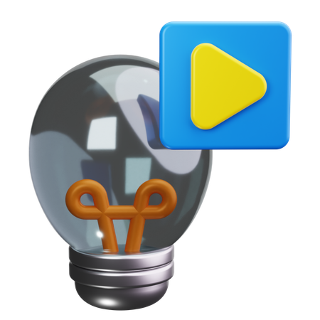 Creative Video  3D Icon