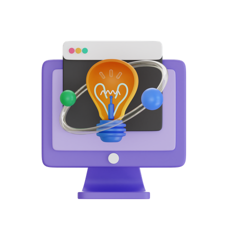 Creative Web Design 3D Icon