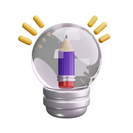 Creatividad  3D Icon