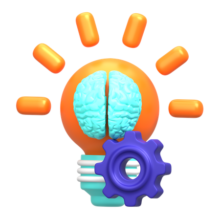 Creativity  3D Icon