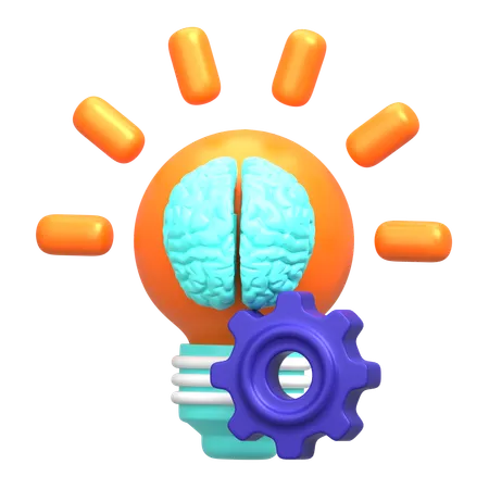 Creativity  3D Icon