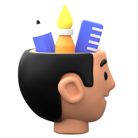 Creativity  3D Icon