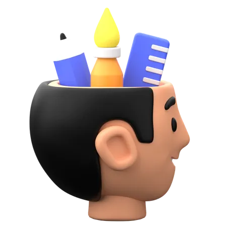 Creativity  3D Icon