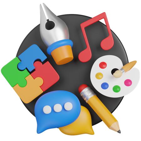 Creativity element  3D Icon