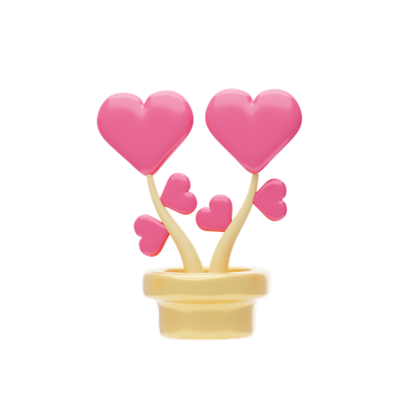 Crecer el amor  3D Icon