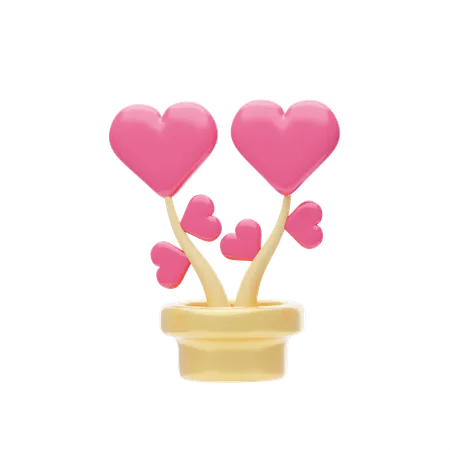 Crecer el amor  3D Icon