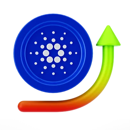 Crecimiento de cardano  3D Icon