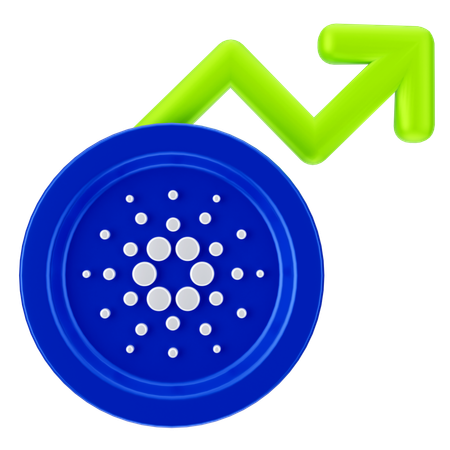 Crecimiento de cardano  3D Icon